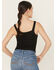 Image #4 - Idyllwind Women's Eastland Faux Suede Lace-Up Corset, Black, hi-res