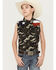 Image #1 - Cody James Boys' Camo Print Sleeveless Bubba Shirt, Camouflage, hi-res
