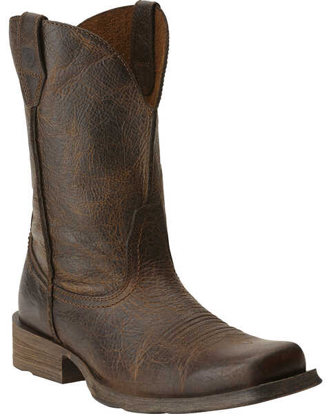 Image #1 - Ariat Men's Rambler Western Performance Boots - Square Toe, Wicker, hi-res