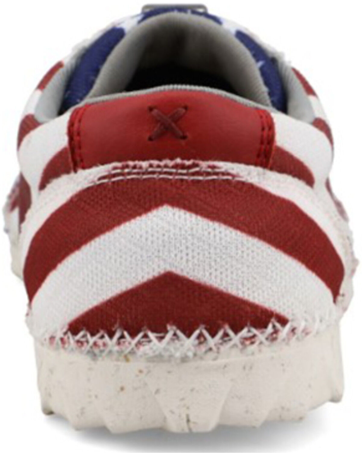 Image #5 - Twisted X Women's Zero-X™ Casual Shoes - Moc Toe, Red/white/blue, hi-res