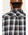 Image #5 - ATG by Wrangler Men's All Terrain Cabernet Plaid Long Sleeve Western Flannel Shirt, Red, hi-res