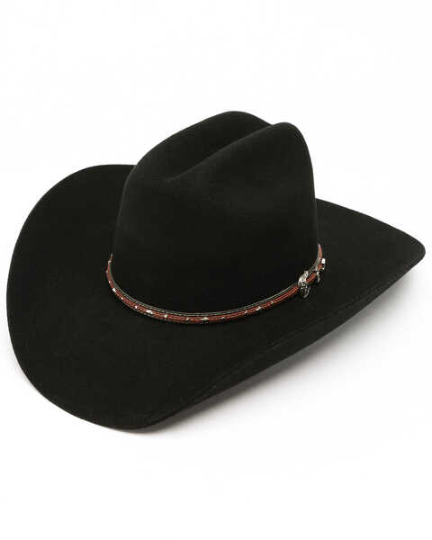 Cody James Range Rider Felt Cowboy Hat , Black, hi-res