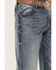 Image #2 - Wrangler Retro Men's Greeley Light Wash Stretch Relaxed Bootcut Jeans - Tall, Medium Wash, hi-res