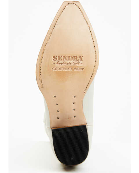 Image #7 - Sendra Women's Judy Classic Western Boots - Snip Toe, Ivory, hi-res