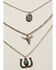 Image #2 - Idyllwind Women's Dakota Layered Necklace, Silver, hi-res