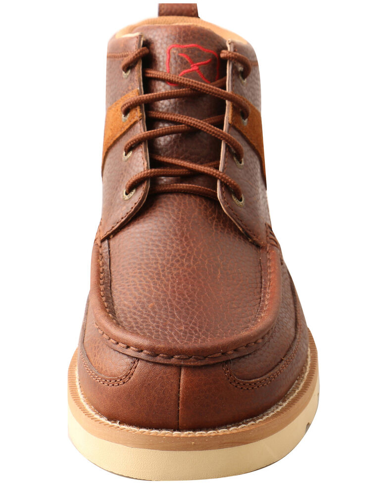 Twisted X Men's Brown Wedge Work Boots - Steel Toe, Brown, hi-res