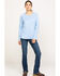 Image #6 - Ariat Women's FR Air Crew Long Sleeve Work Shirt, Blue, hi-res