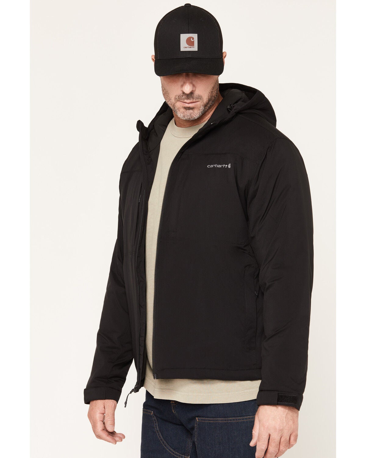 Image #2 - Carhartt Men's Force&reg; Winnipeg Jacket, Black, hi-res