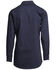 Image #2 - Lapco Men's FR Solid Long Sleeve Snap Western Work Shirt , Navy, hi-res