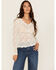Image #1 - Shyanne Women's Solid Lace Long Sleeve Shirt, Off White, hi-res
