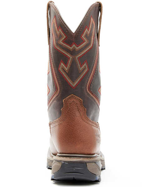 Image #5 - Cody James Men's ASE7 Decimator Western Work Boots - Composite Toe, Dark Brown, hi-res