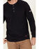 Image #3 - Ariat Men's FR Air Henley Long Sleeve Work Shirt, Navy, hi-res