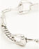 Image #3 - Lainey Wilson Women's Horse Bit Chain Link Bracelet, Silver, hi-res