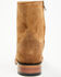 Image #6 - Moonshine Spirit Men's 8" Pancho Roughout Zipper Western Boots - Medium Toe, Brown, hi-res