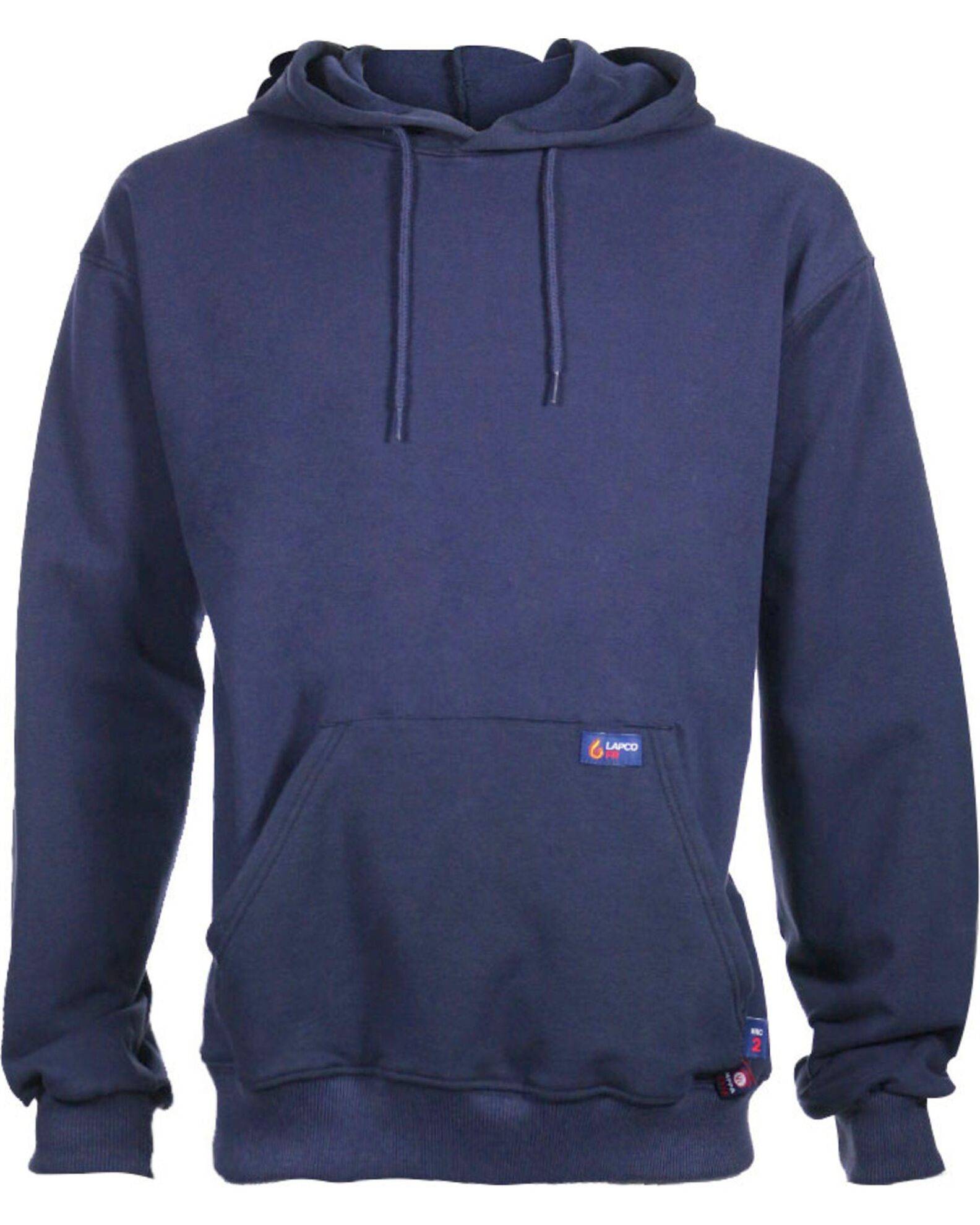Image #1 - LAPCO Men's Flame Resistant Hoodie, Navy, hi-res