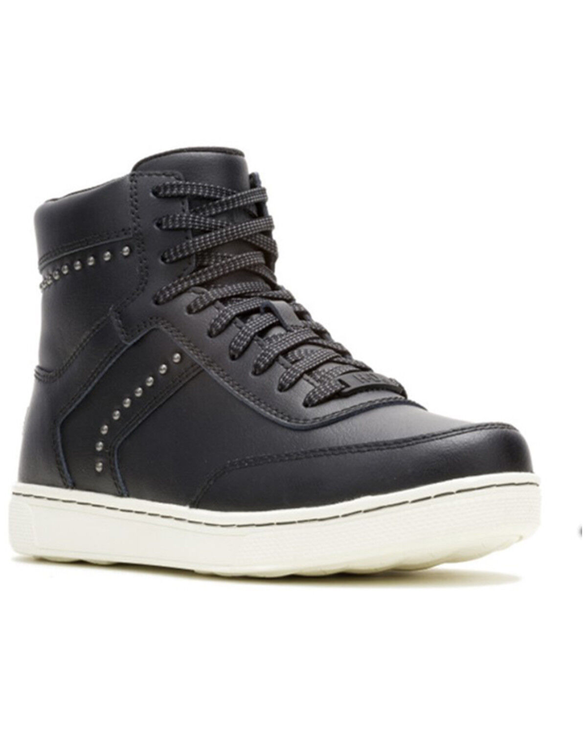 Image #1 - Harley Davidson Women's Grady Stud Waterproof Sneaker Boots - Round Toe, Black, hi-res