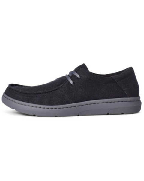 Image #3 - Ariat Men's Hilo Charcoal Casual Shoes - Moc Toe, Charcoal, hi-res