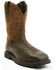 Image #1 - Ariat Men's Groundbreaker H20 Western Boots - Steel Toe, Dark Brown, hi-res