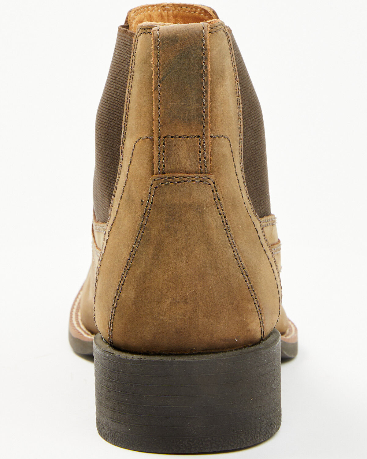 Image #5 - Cody James Men's Ace Chelsea Boots - Broad Square Toe, Brown, hi-res