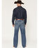 Image #3 - Ariat Men's Josh Amos Medium Wash Baggy Straight Rigid Denim Jeans, Medium Wash, hi-res