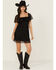 Image #1 - Originality Women's Emma Novelty Fabric Mini Dress, Black, hi-res