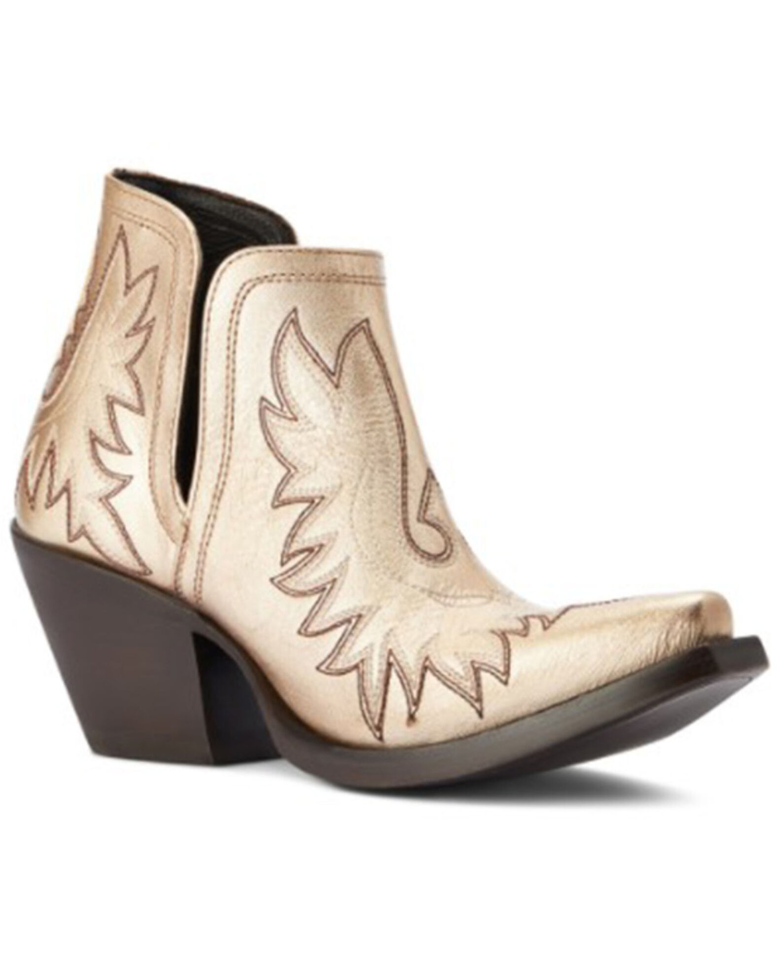 Ariat gold sales boots