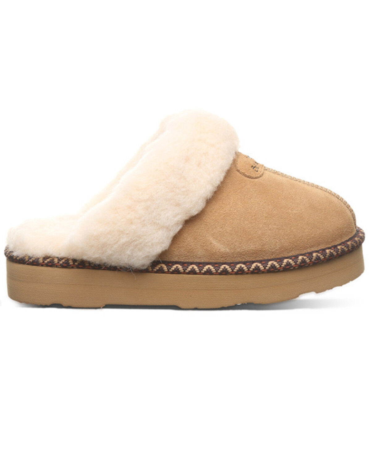 Image #2 - Bearpaw Women's Loki Platform Lo Deco Slippers, Tan, hi-res