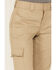 Image #2 - Dickies Women's Mid Rise Straight Stretch Twill Cargo Work Pants, Sand, hi-res
