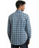 Wrangler Retro Men's Large Diamond Geo Print Long Sleeve Western Shirt , Blue, hi-res