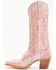 Image #3 - Dan Post Women's Cherry Bomb Tall Western Boot - Snip Toe, Pink, hi-res