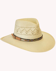  Silverado Ivory Phoenix Western Straw Hat , Ivory, hi-res