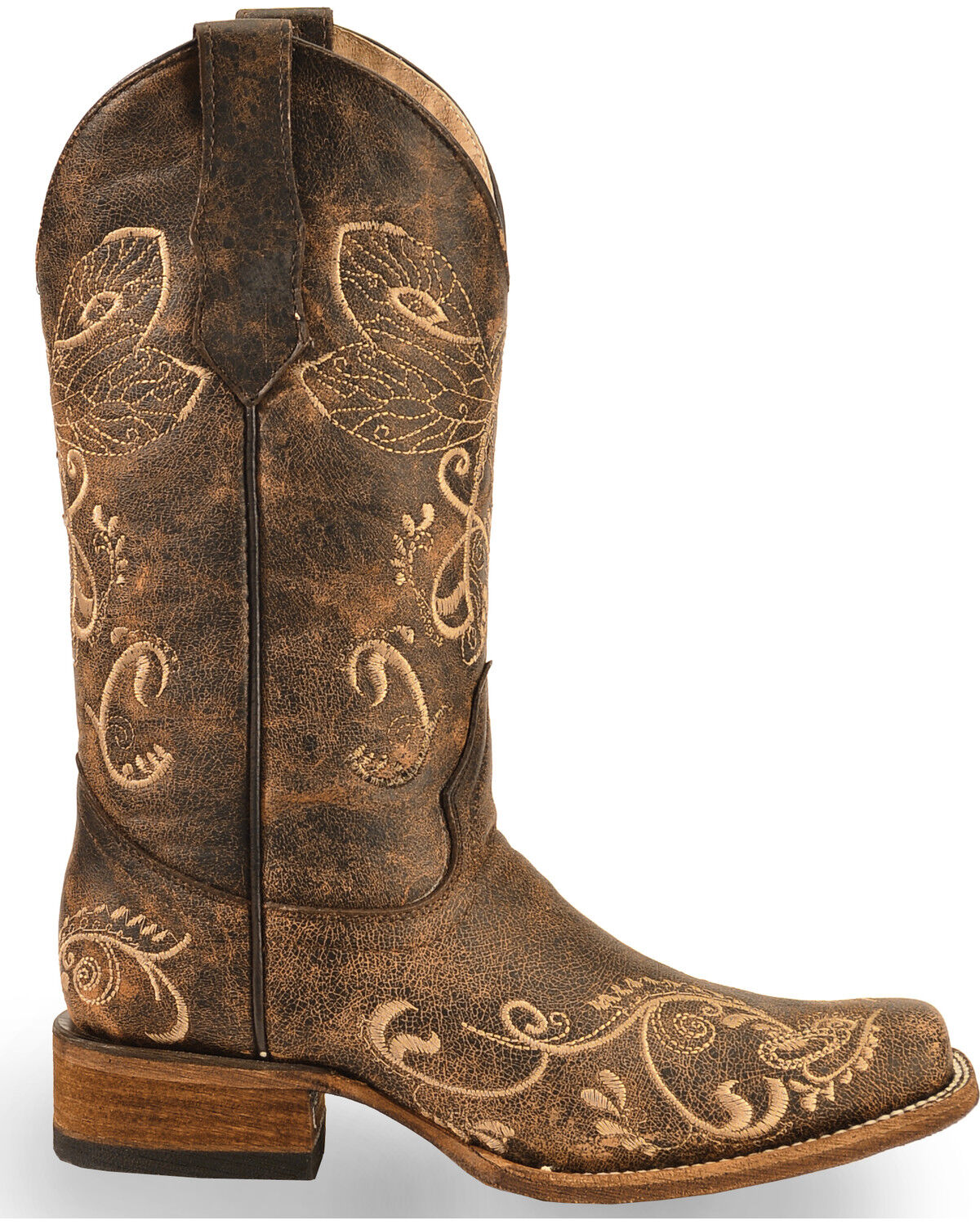 cowgirl square toe boots