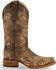 Image #2 - Circle G Women's Dragonfly Embroidered Western Boots - Square Toe, Brown, hi-res