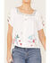 Image #3 - Johnny Was Women's Martine Wander Embroidered Floral Top, White, hi-res