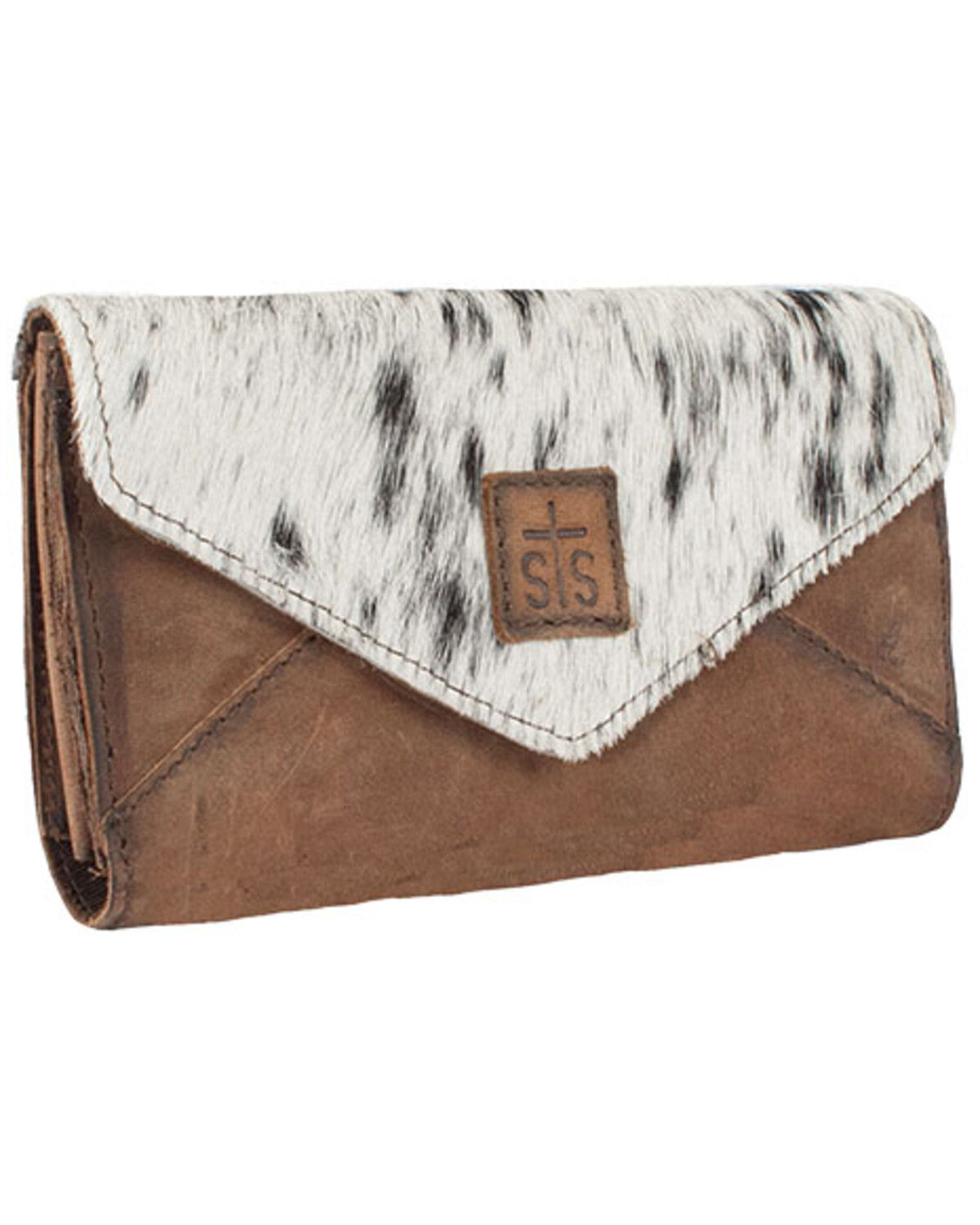 Image #1 - STS Ranchwear by Carroll Women's Cowhide Style Wallet, Tan, hi-res