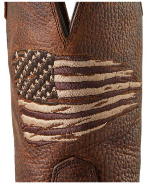 Image #6 - Ariat Men's Cliff Sport All Country Western Performance Boots - Broad Square Toe , Brown, hi-res