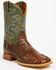 Image #1 - Dan Post Men's Exotic Python Belly Western Boots - Broad Square Toe, Brown, hi-res