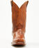 Image #4 - Cody James Black 1978® Men's Mason Exotic Caiman Belly Western Boots - Square Toe, Cognac, hi-res