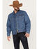Image #1 - Wrangler Men's Serape Lined Denim Jacket, Blue, hi-res