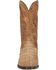 Image #4 - Dan Post Men's Exotic Caiman Makara Tall Western Boots - Round Toe, Brown, hi-res