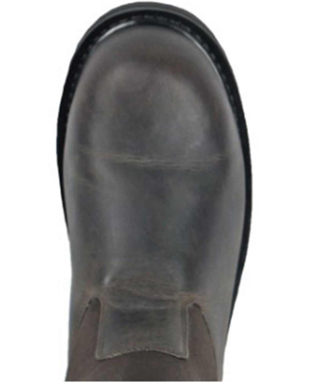 Image #6 - Hoss Men's Buck Wellington Work Boots - Steel Toe, Brown, hi-res
