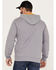 Brothers & Sons Men's French Terry Anorak 1/4 Zip Hooded Sweatshirt, Dark Grey, hi-res