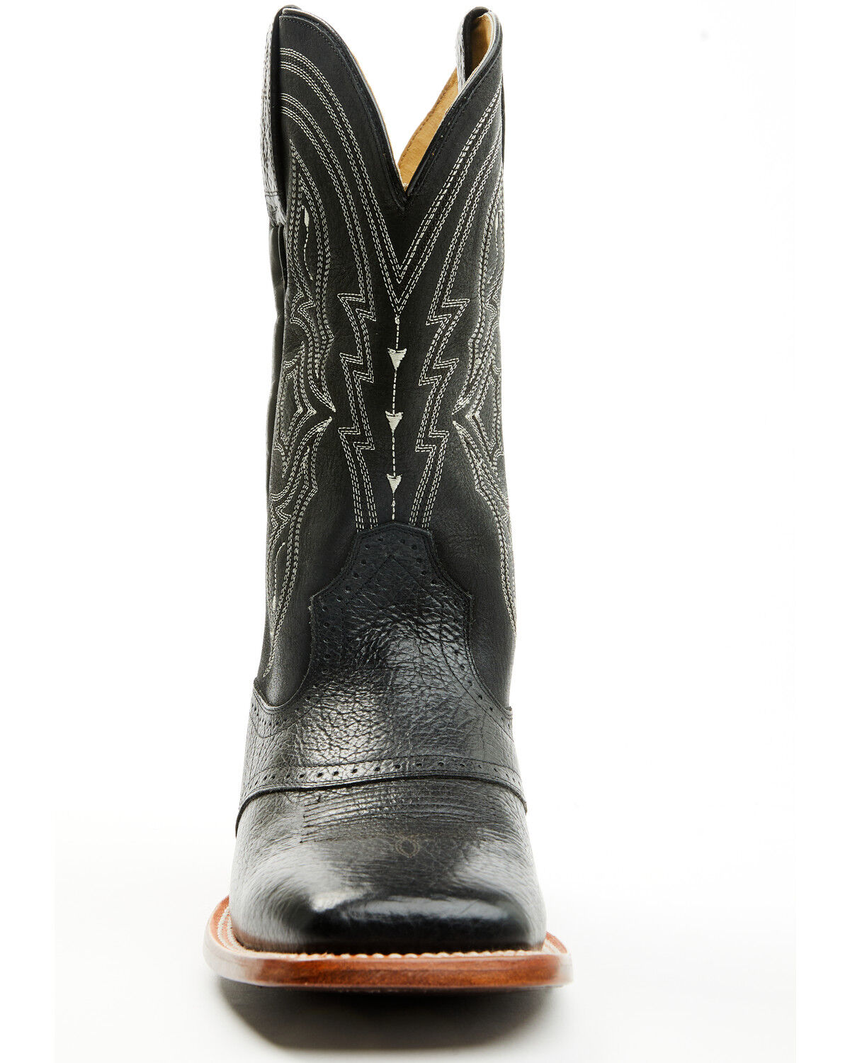 Image #4 - Cody James Men's Ashland Western Boots - Broad Square Toe, Black, hi-res