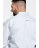 Tuf Cooper Men's Black Stretch Poplin Print Long Sleeve Western Shirt , Black, hi-res