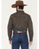 Image #4 - Gibson Trading Co Men's Groovin Floral Print Long Sleeve Snap Western Shirt - Big, Dark Brown, hi-res