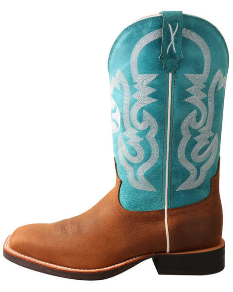 Image #3 - Hooey by Twisted X Men's Western Boots - Broad Square Toe, Brown, hi-res