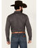 Image #4 - Blue Ranchwear Men's Rustler Solid Twill Long Sleeve Snap Stretch Western Work Shirt, Charcoal, hi-res
