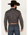 Image #4 - Blue Ranchwear Men's Rustler Solid Twill Long Sleeve Snap Western Work Shirt , Charcoal, hi-res