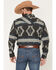 Image #4 - Cody James Men's Sun Burn Southwestern Print Long Sleeve Snap Flannel Shirt, Black, hi-res