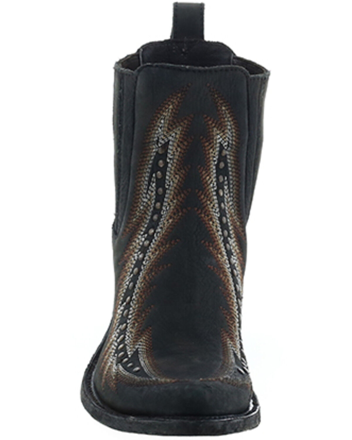 Image #4 - Liberty Black Women's Vegas Gloria Studded Booties - Round Toe, Black, hi-res